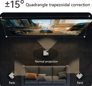 HFL Goods Projector 1080P 4K Wit/Zwart