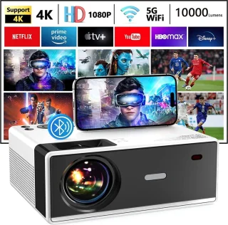 HFL Goods Projector 1080P 4K Wit/Zwart