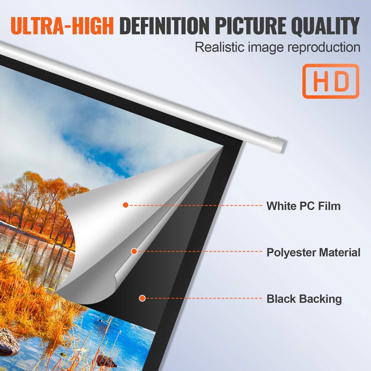 HFL Goods Projector Screen 2270x1590 mm