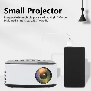 Home Cinema HD 1080P Wifi Movie Projector Portable LED Adapter
