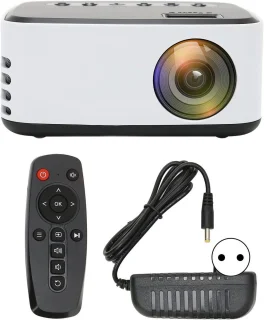 Home Cinema HD 1080P Wifi Movie Projector Portable LED Adapter