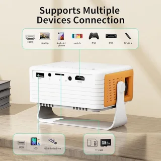 HomeCinema Mini Beamer – Draagbare Projector