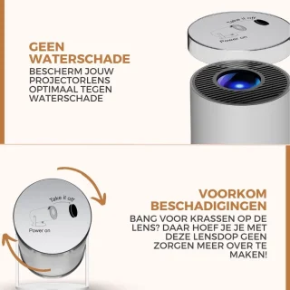 Homezie Beamer Lensdop voor Mini Beamer Projector