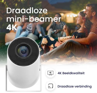 HoriVue Mini Beamer Projector HD 720p Android 12