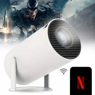Hozard Mini Beamer HD Android 11 WiFi 6