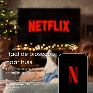 Hozard Mini Beamer HD Android 11 WiFi 6