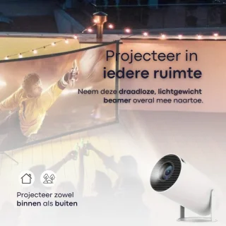 Hozard Mini Beamer HD Android 11 WiFi 6