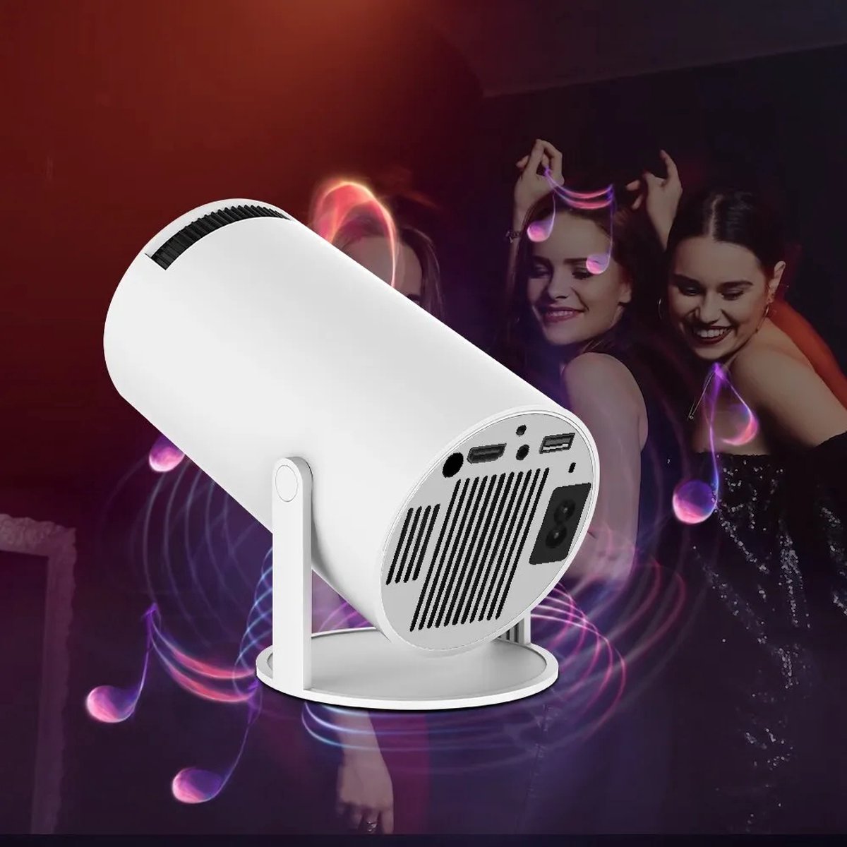 Wat vinden we goed aan de Hy300 4K Android 11 Draagbare Projector Beamer