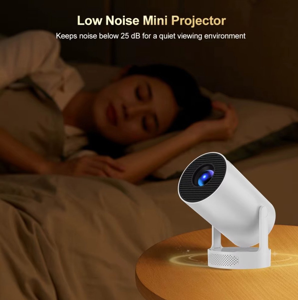 Hy300 Pro Mini Beamer 4K Android 11 Dual Wifi6