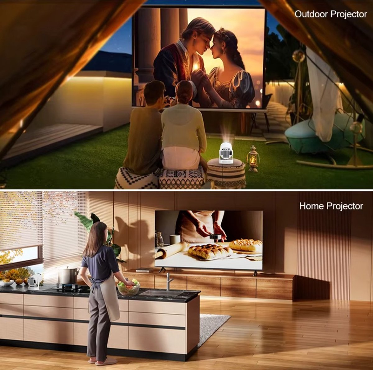 Hy300 Pro Mini Beamer 4K Android 11 Dual Wifi6