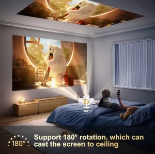 Hy300 Pro Mini Beamer 4K Android 11 Dual Wifi6