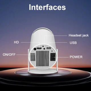 HY300 WiFi 6 Mini 4K Beamer Projector