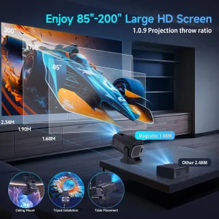 Hy320 4K Native Android 11 Projector Bluetooth 5.0 Wifi6