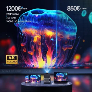 Hy320 4K Native Android 11 Projector Bluetooth 5.0 Wifi6