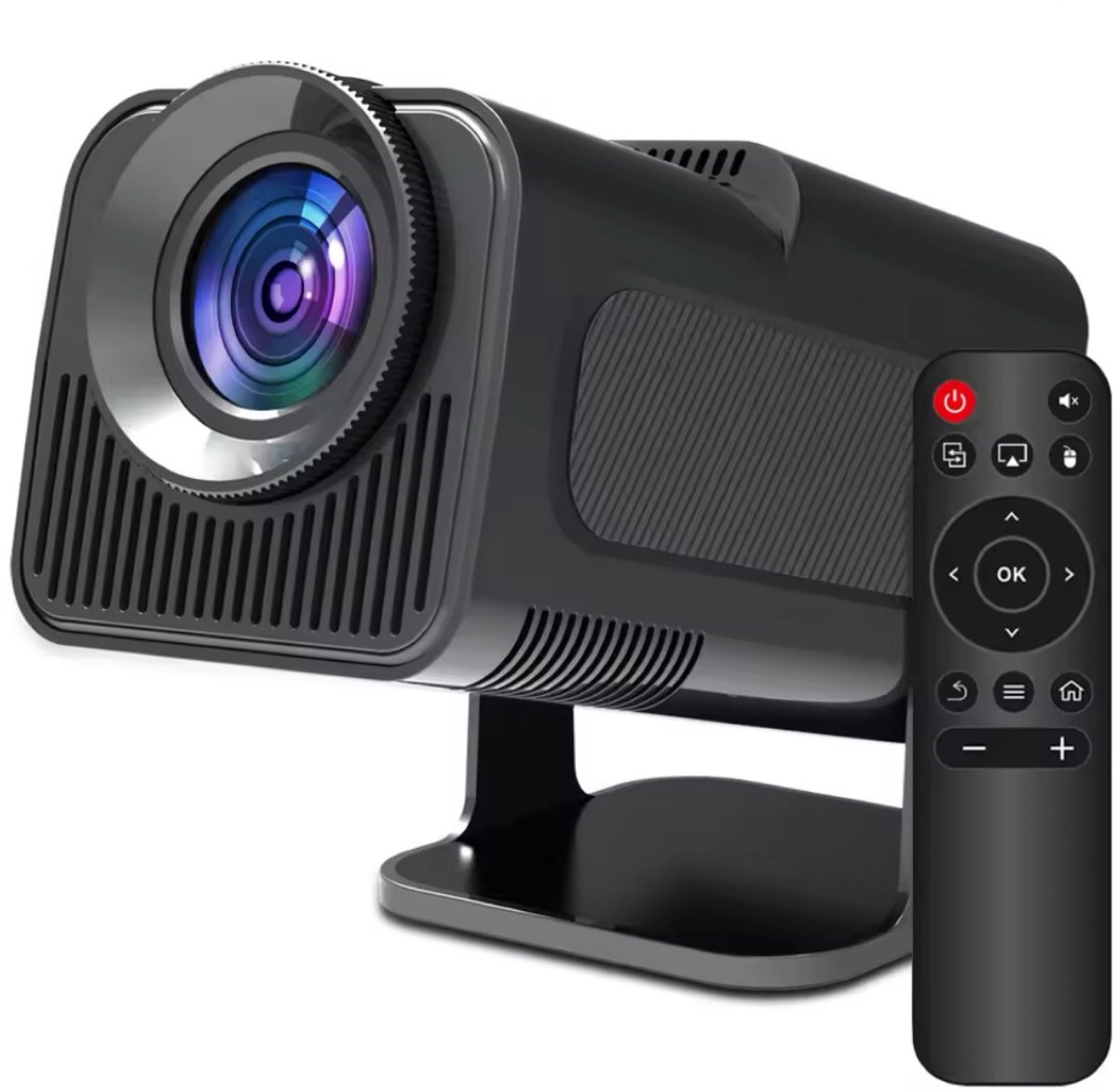 De HY320 Mini Beamer WiFi 6 1080P Android 11 in één oogopslag