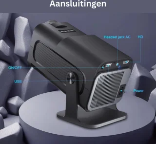 HY320 Mini Beamer WiFi 6 1080P Android 11