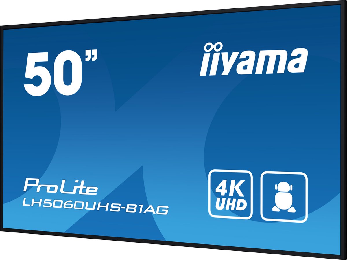 iiyama LH5060UHS-B1AG Digitaal Beeldscherm 49,5" 4K UHD Android 11