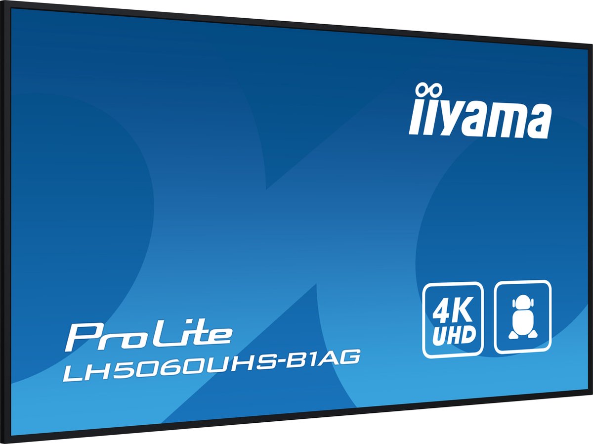iiyama LH5060UHS-B1AG Digitaal Beeldscherm 49,5" 4K UHD Android 11
