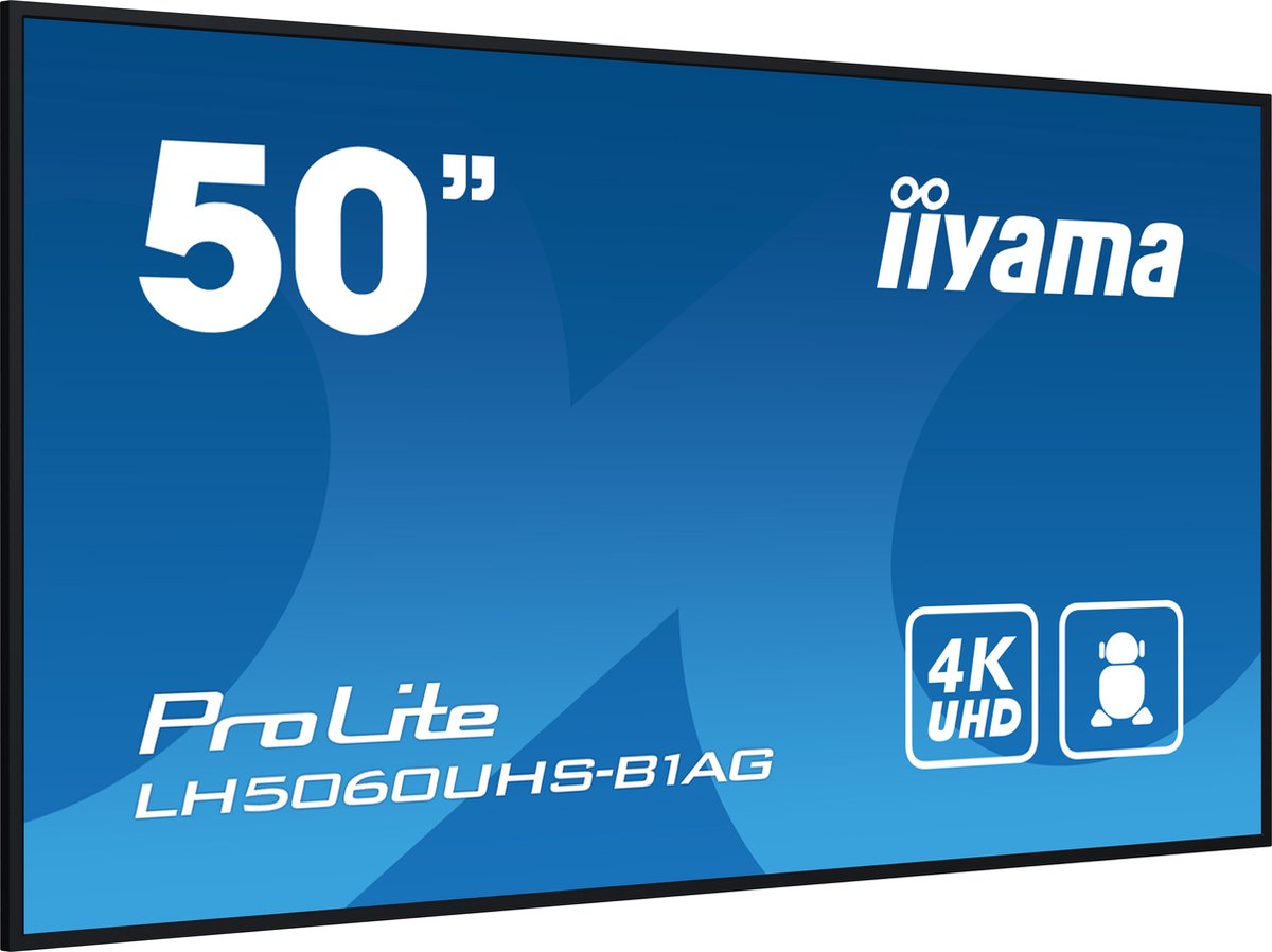 iiyama LH5060UHS-B1AG Digitaal Beeldscherm 49,5" 4K UHD Android 11