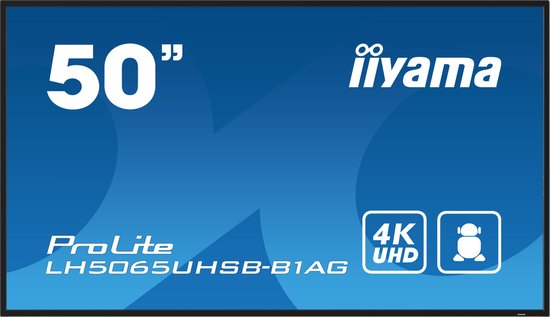 iiyama LH5065UHSB-B1AG 49,5" digitale signage flatscreen