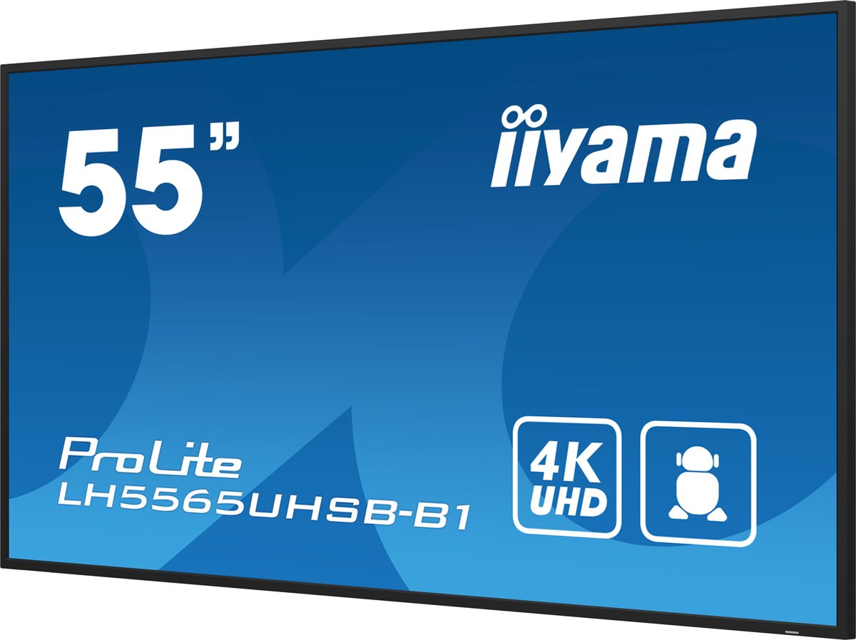 iiyama LH5565UHSB-B1 54.6" 4K Ultra HD LED beeldscherm