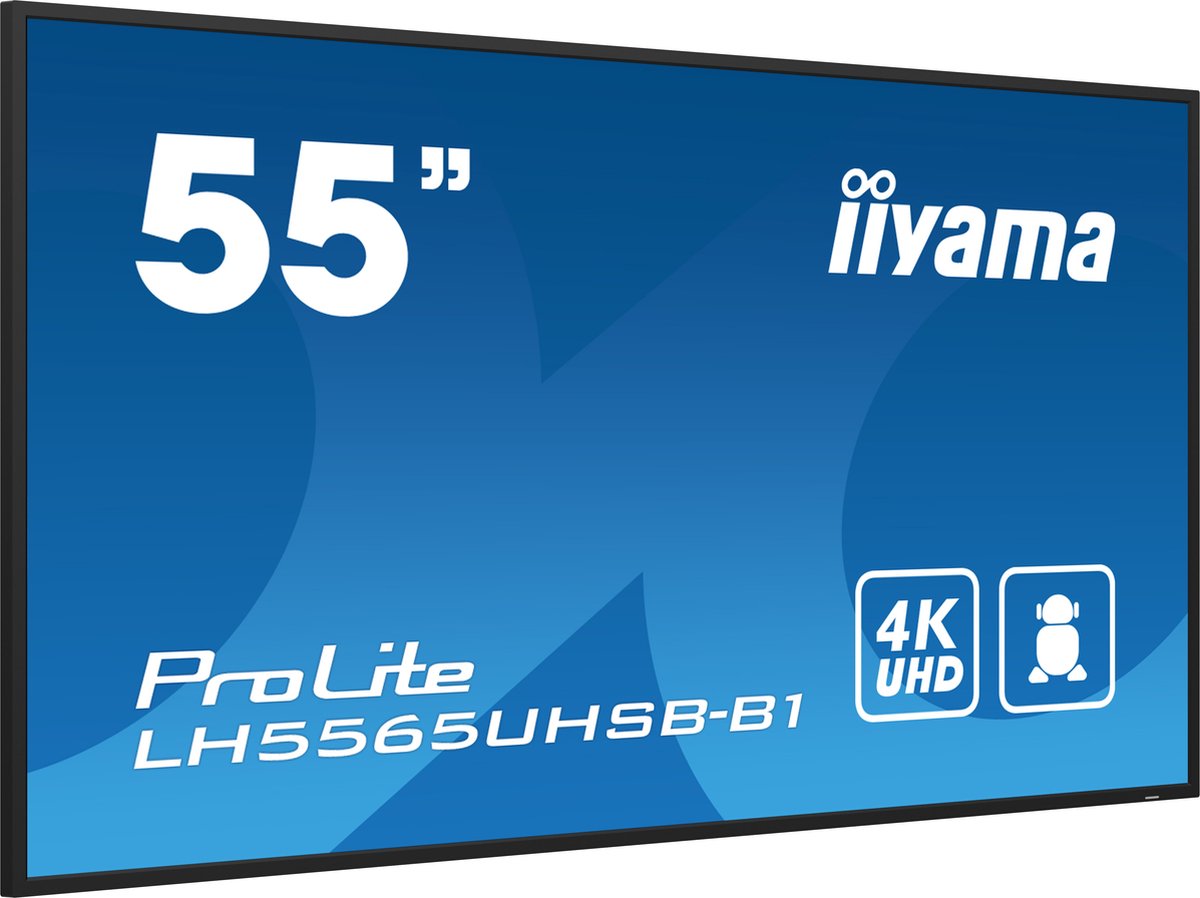 iiyama LH5565UHSB-B1 54.6" 4K Ultra HD LED beeldscherm