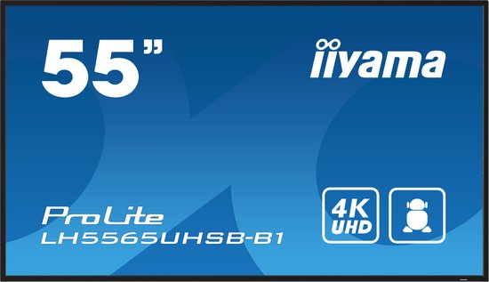 iiyama LH5565UHSB-B1 54.6" 4K Ultra HD LED beeldscherm