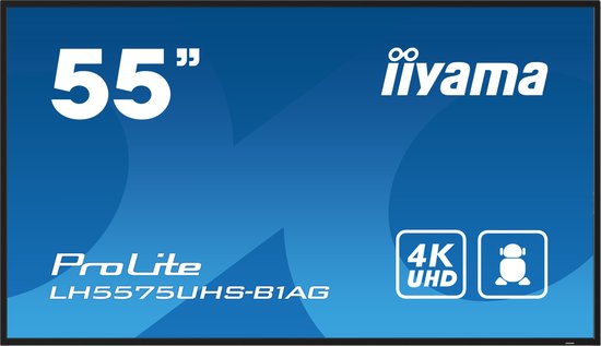 iiyama LH5575UHS-B1AG Digitale Signage Flatscreen 55" 4K Ultra HD