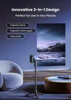 JMGO N1S Infinity Projector + Floor Stand