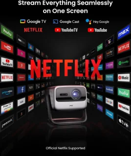 JmGO N1S Ultimate 4K DLP Beamer Google TV