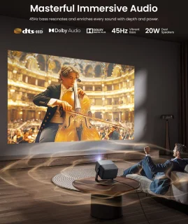 JmGO N1S Ultra 4K DLP Beamer Google TV