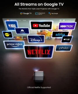 JmGO N1S Ultra 4K DLP Beamer Google TV