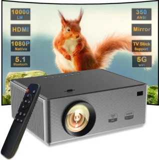 Jumbotron 4K Full HD Draagbare Beamer Wifi Bluetooth