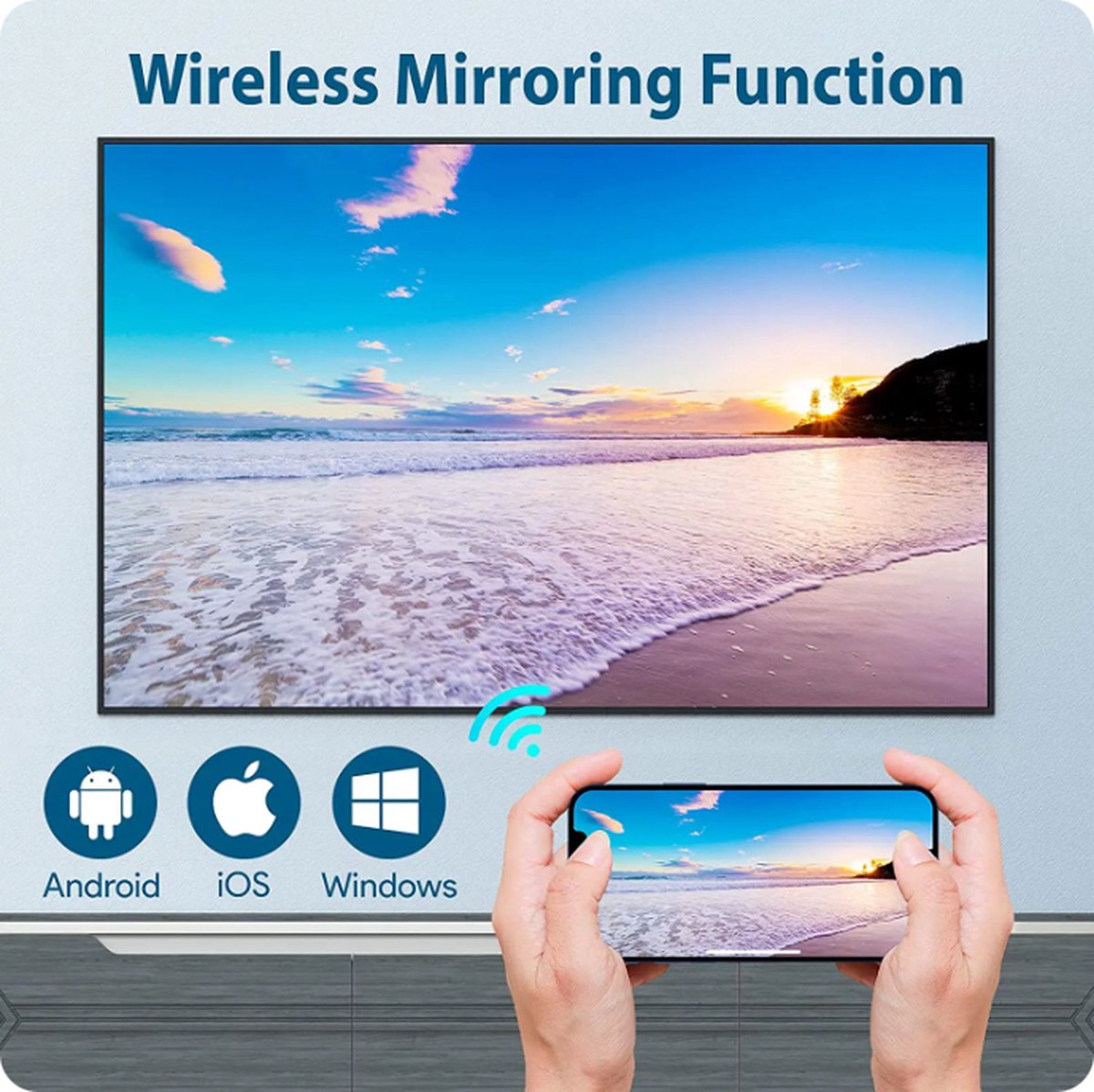 K5 Wifi Bluetooth Draagbare Projector