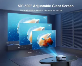 K7 5G Wifi Bluetooth Full HD 1080P 4K Projector