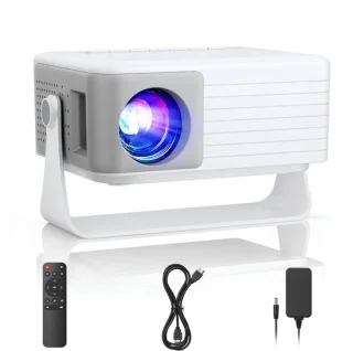 Kira draagbare beamer mini projector wit