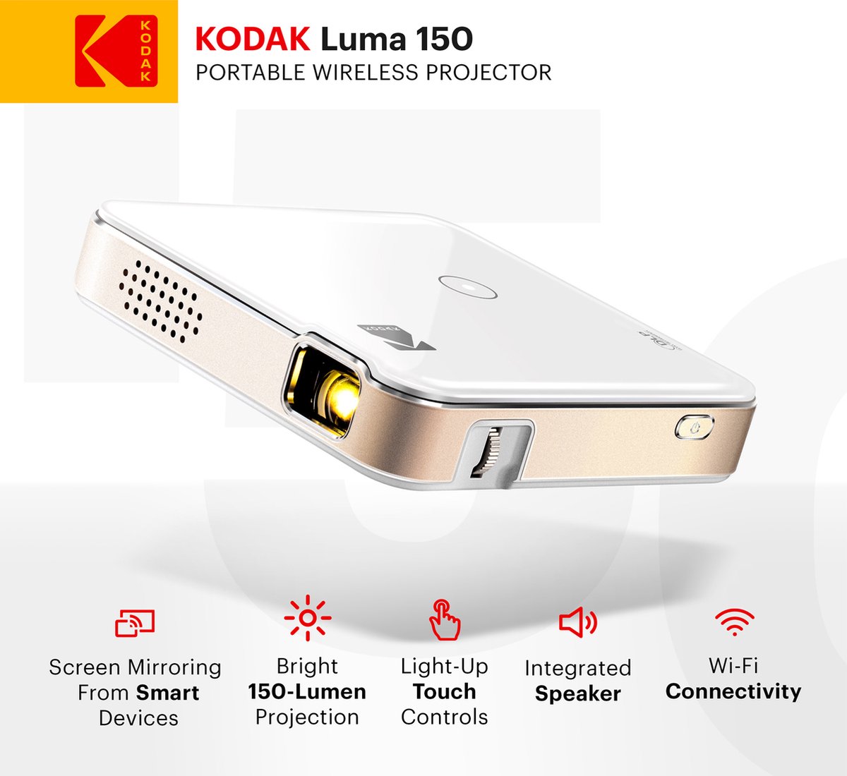 Kodak Luma 150 Draagbare Draadloze Projector