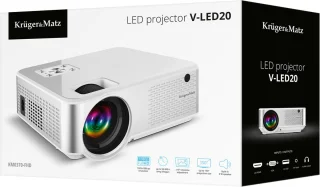 Krüger & Matz KM0370FHD V-LED20 Beamer Full HD