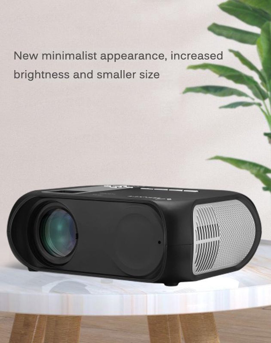 LED Wifi projector 1080P met afstandsbediening Home Theater 6500 lumen