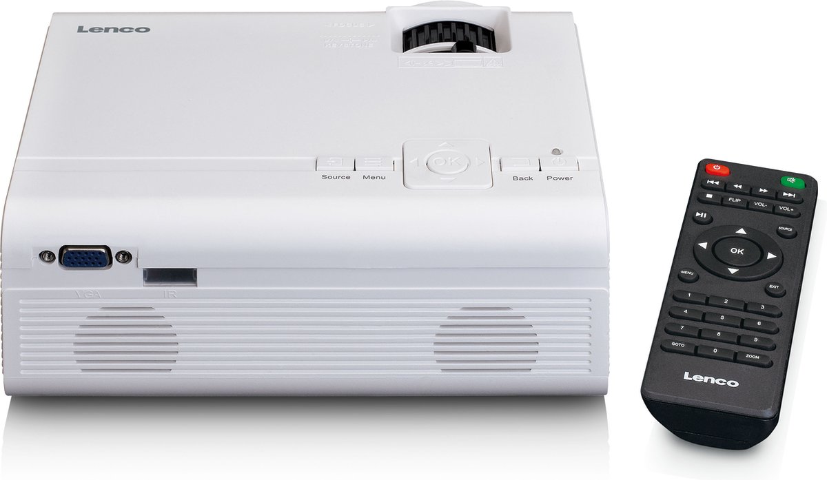 Lenco LPJ-280WH Full HD Beamer Wit