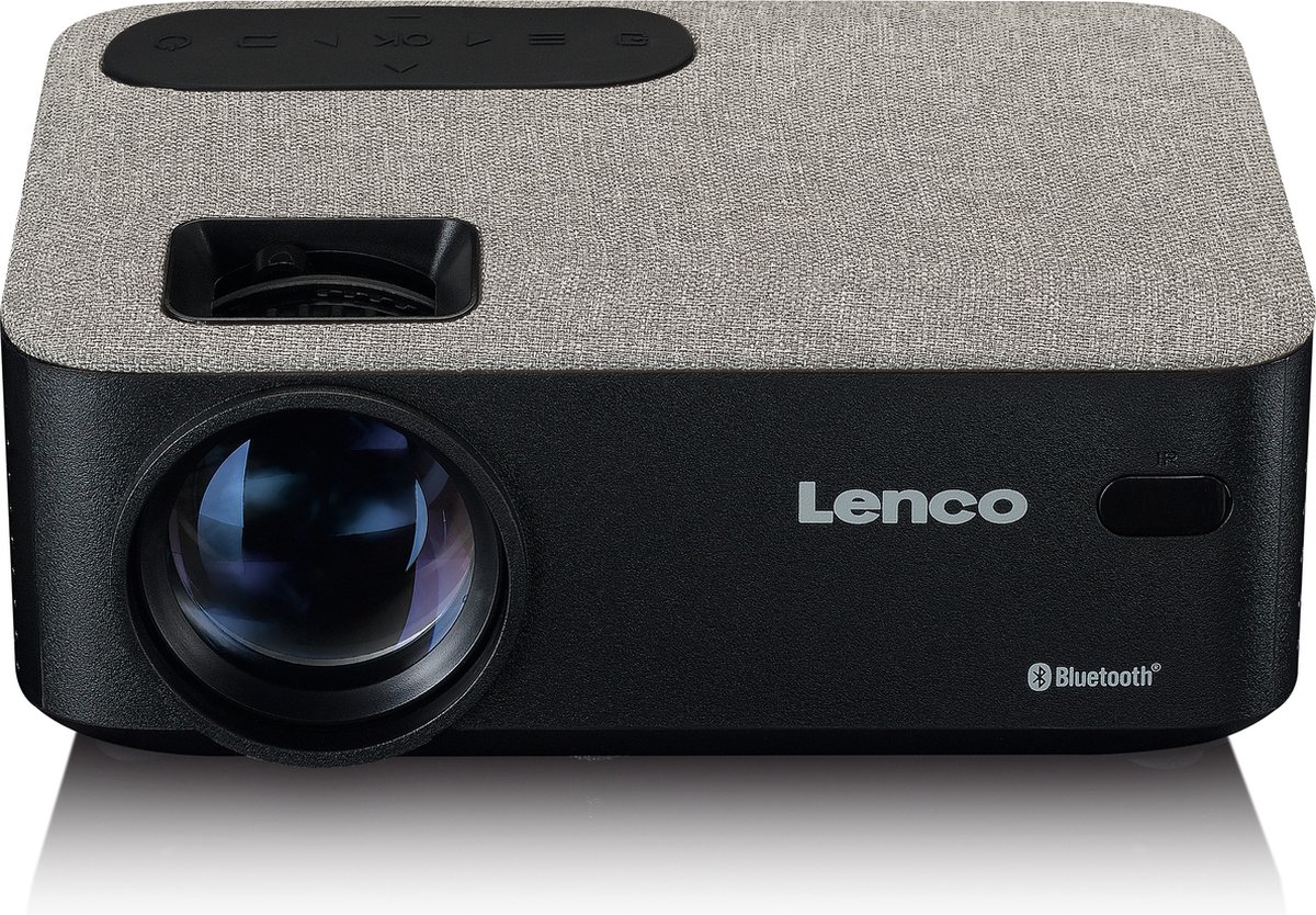 Lenco LPJ-700BKGY Full HD Mini Beamer Zwart