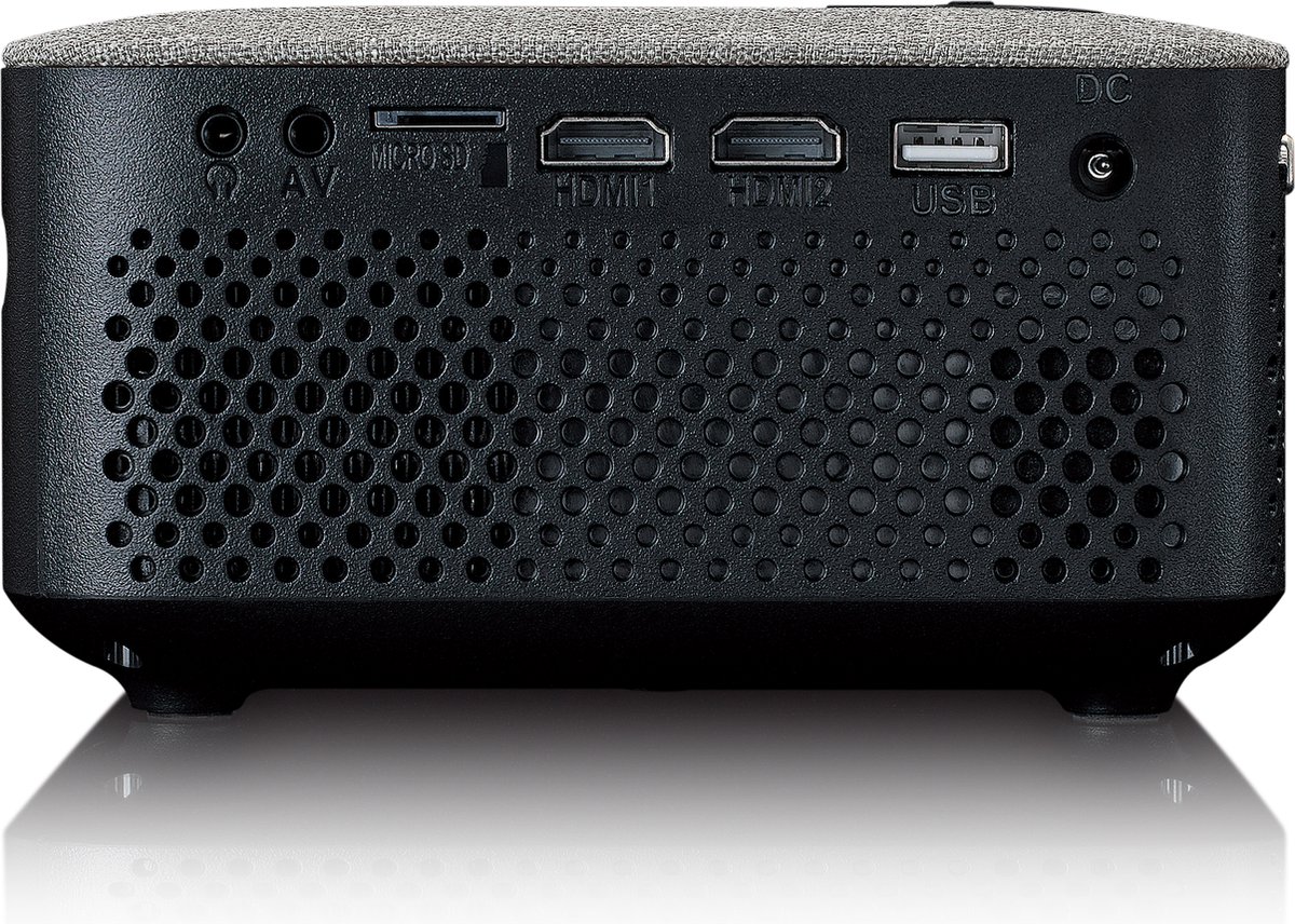 Lenco LPJ-700BKGY Full HD Mini Beamer Zwart