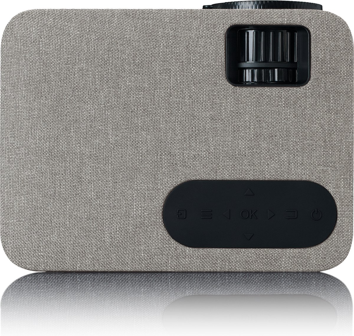 Lenco LPJ-700BKGY Full HD Mini Beamer Zwart
