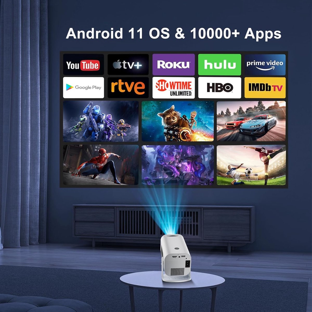 Wat vinden we goed aan de Lexium Mini Beamer & Projectiescherm