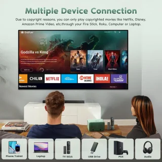 Lexium Mini Beamer Projector
