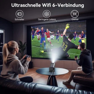 Lexium Mini projector inclusief beamerscherm