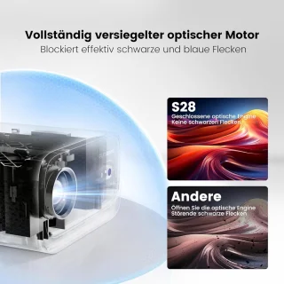 Lexium Mini projector met projectiescherm Indoor & Outdoor