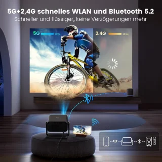 Lexium Mini projector met projectiescherm Indoor & Outdoor