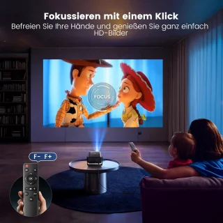 Lexium Mini projector met projectiescherm Indoor & Outdoor