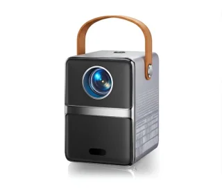 Lion® Mini Beamer - Beamer - Projector - Zilvergrijs - 8cm x 11cm x 18cm